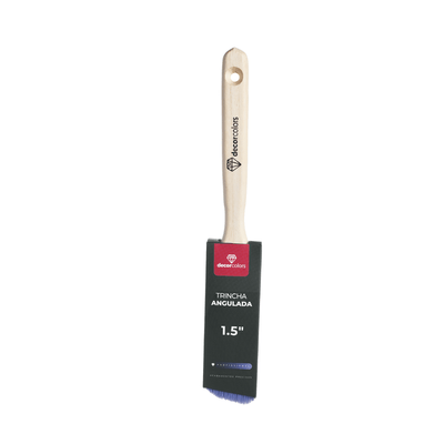Pincel trincha premium profissional angulada - Decor Colors