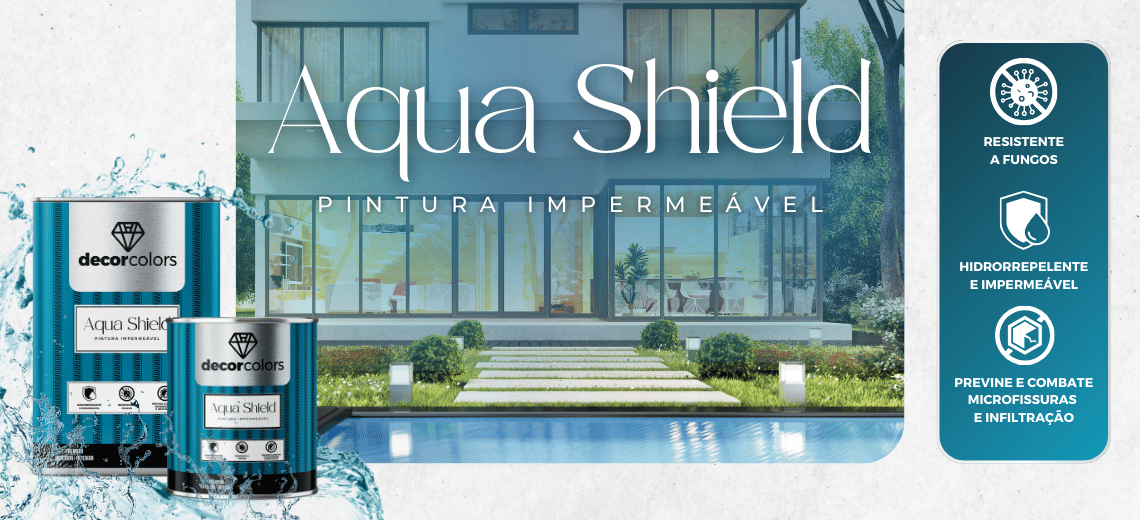 Imagem de casa protegida com tintas Aqua Shield